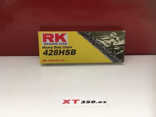 Standard opened chain with clip RK 428H/128