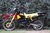 Yamaha XT 350 negra y amarilla año 93