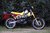 Yamaha XT 350 negra y amarilla año 93